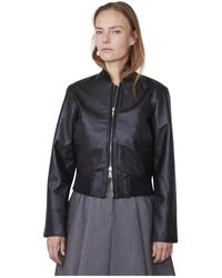 Officine Generale - Leather Jackets - Lyst