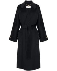 Elisabetta Franchi - Belted Coats - Lyst