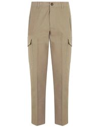 Fay - Straight Trousers - Lyst
