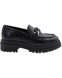 Nero Giardini - Schoenen ,Zwart ,Klassieke Leren Mocassin Schoenen - Lyst