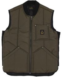Refrigiwear - Jassen ,Groen ,Polyester Militair Groene Mouwloze Vest Jas - Lyst
