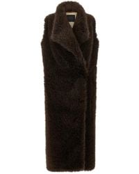 BB COUTURE - Bear Langer Kunstfell-Weste - Lyst
