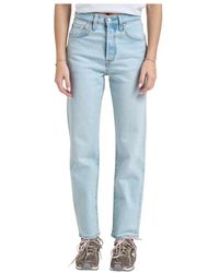 Levi's - 501 Cropped Jeans - Lyst