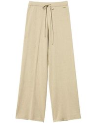 Twinset - Lyocell Baumwollmischung Elastische Taille Hose - Lyst
