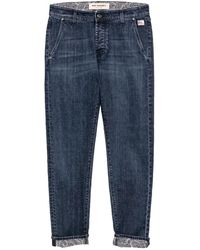 Roy Rogers - Jeans in denim con stampa in cashmere - Lyst