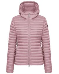 Colmar - Jassen ,Roze ,Leer Lightweight Hooded Down Jacket - Lyst