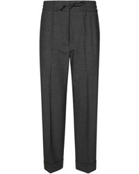P.A.R.O.S.H. - Wollen Broek Met Trekkoord - Lyst