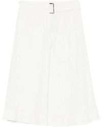 Herno - Rokken ,Wit ,Katoen Rok - Lyst