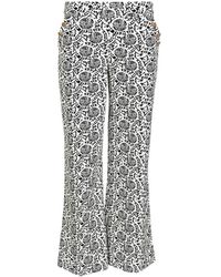 Maicazz - Broeken ,Zwart ,Xavi Fan Print Statement Broek - Lyst
