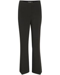 Soaked In Luxury - Schwarze Slim Fit Bügelfaltenhose - Lyst