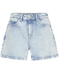 Ichi - Denim Shorts - Lyst