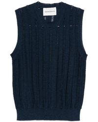 Amaranto - Truien & Vesten ,Blauw ,Nylon Mouwloze Knit - Lyst