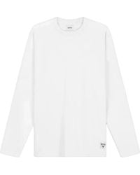 Arte' - Tops ,Wit ,Katoen Reversible Label Longsleeve - Lyst
