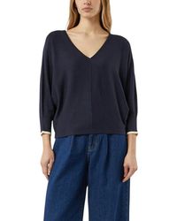 Comma, - V-Neck Gebreide Pullover - Lyst