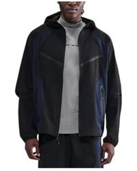 Nike - Fitness ,Zwart ,Polyester Tech Dri-Fit Woven Color-Block Windrunner Loose Jacket - Lyst
