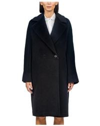 Max Mara - Jassen ,Zwart ,Wol Tokio Midi Coat - Lyst