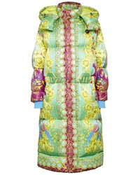 Philipp Plein - Jassen ,Veelkleurig ,Nylon Nylon Bomber Long Print New Baroque - Lyst