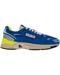 Autry - Schoenen ,Blauw ,Katoen Hyperway Sneakers - Lyst