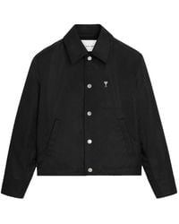 Ami Paris - De Coeur Stud Buttoned Jacket - Lyst