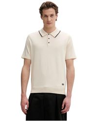 Paul Smith - Tops ,Katoen Polo Shirt Met Bies - Lyst