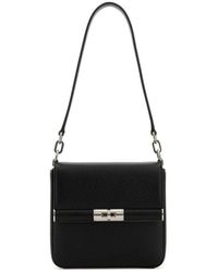 Dolce & Gabbana - Marlene Schwarze Leder Crossbody Schultertasche - Lyst
