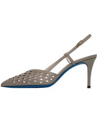 Loriblu - Schoenen ,Grijs ,Slingback Geometrisch - Lyst