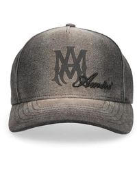 Amiri - Accessoires ,Zwart ,Katoen Ma Outline Canvas Cap - Lyst