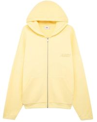 Autry - Hoodies & Sweatvesten ,Geel ,Katoen Katoenen Sweatshirt Met Logo - Lyst