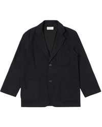 Universal Works - Jassen ,Blauw ,Wol Two Button Soft Wool Jacket - Lyst