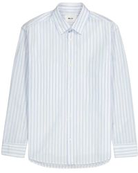 NN07 - Overhemden ,Blauw ,Katoen Shirts - Lyst