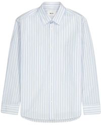 NN07 - Overhemden ,Blauw ,Katoen Shirts - Lyst