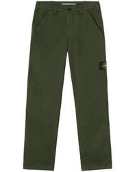 Stone Island - Straight Trousers - Lyst