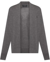 AllSaints - Truien & Vesten ,Grijs ,Wol Cardigan Mode - Lyst