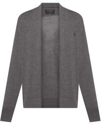 AllSaints - Truien & Vesten ,Grijs ,Wol Cardigan Mode - Lyst