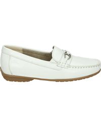 Sioux - Schoenen ,Witte Instappers Met Uitneembaar Voetbed - Lyst