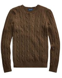 Polo Ralph Lauren - Gedrehter kaschmirpullover julianna new loden - Lyst