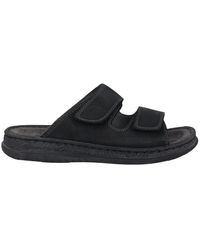 Rohde - Schoenen ,Zwart ,Leer Alassio Sandal - Lyst