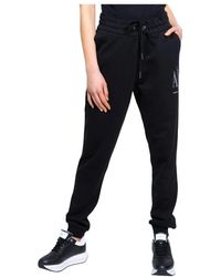ARMANI EXCHANGE - Pantalones mujer negros - Lyst