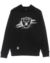 KTZ - Herenhoodie Nfl Tear Logo Hoodie Lasrai Zwart/Grijs - Lyst