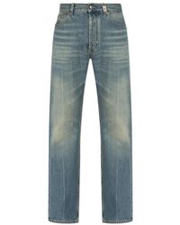 McQueen - Jeans ,Blauw ,Katoen Jeans Met Logo - Lyst