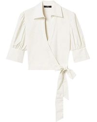 Actitude - Overhemden ,Wit ,Katoen Shirts - Lyst