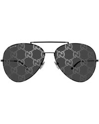 Gucci - Pilot Frame Zonnebrillen - Lyst