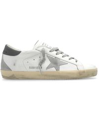 Golden Goose - Super-Star Leather Sneakers - Lyst