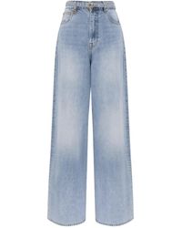 Zimmermann - Jeans ,Blauw ,Denim Indra Denim Relaxed Flare Jean - Lyst