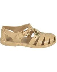 Moschino - Flat Sandals - Lyst