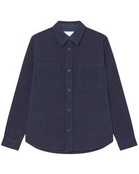 Les Deux - Lennon Bouclé Overshirt - Lyst