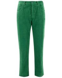 Aspesi - Pantalones slim-fit de terciopelo de algodón - Lyst