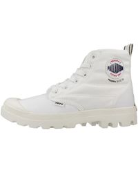 Palladium - Stilvolle schnürstiefel für frauen - Lyst