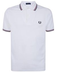 Fred Perry - M3600 Twin Tipped Poloshirt - Lyst
