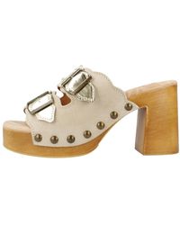 MTNG - Mules de tacón elegantes sandalia - Lyst
